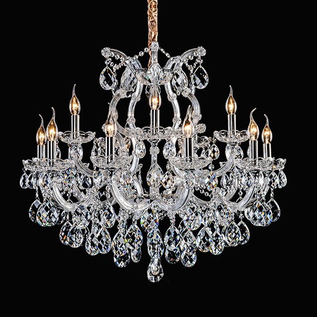 K9 Crystal Table Lamp Lighting Modern Luxury Hotel Wedding Decoration Vertical Floor Lamp Modern Maria Theresa Chrome Villa Lamp