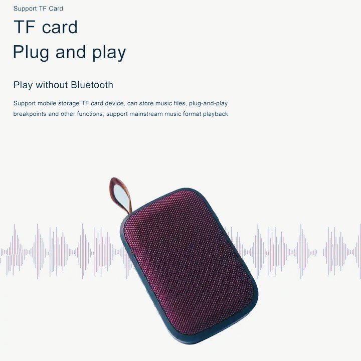 2023 New Customization Wireless Bluetooth Audio Speaker with USB Charger for Automotive Use
