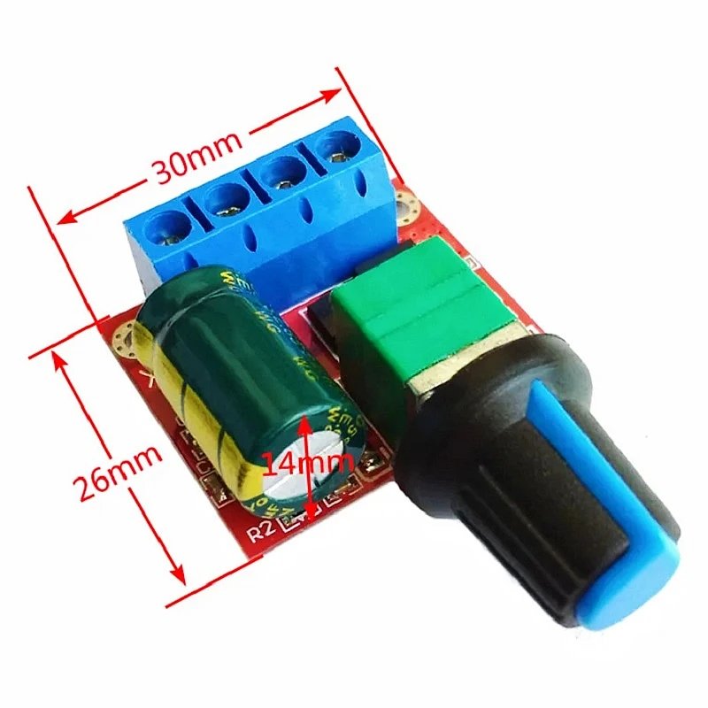 PWM DC 5V-35V 5A Speed regulating switch Auto DC Motor Speed Regulator Governor Controller Switch Adjustable LED dimmer Module