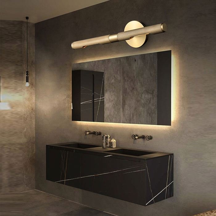 Nordic Decorative Wall Mounted Lamp Gold Art Deco Lamps Brass Sconce Solar Wall Light Lamp for Hotel