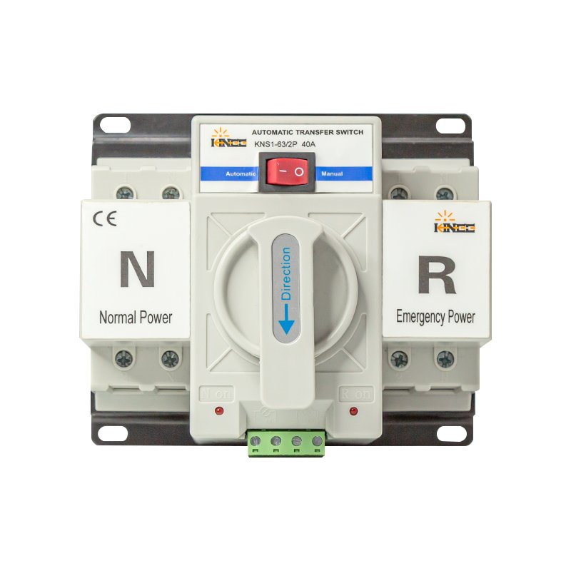 63A Automatic Transfer Switch (2P 3P 4P) for Solar ATS Circuit Breaker Monocrystalline Silicon Panel 220V Changeover Switch