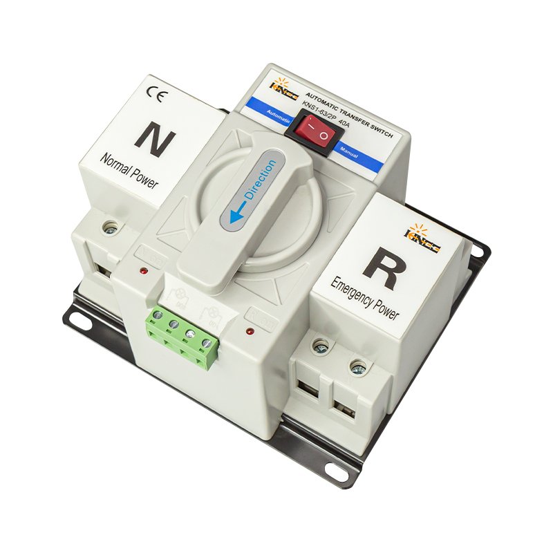 63A Automatic Transfer Switch (2P 3P 4P) for Solar ATS Circuit Breaker Monocrystalline Silicon Panel 220V Changeover Switch