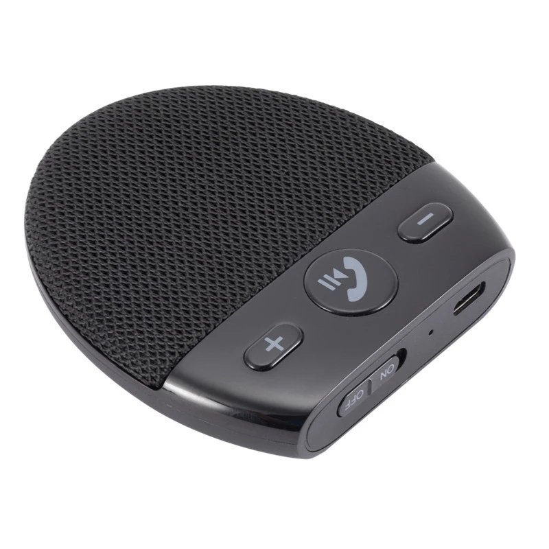 Wireless Vehicle Car Bluetooth V5.0 Speakers Handsfree Car Kit Hands-free Bluetooth Speakerphone Sun Visor Car Accessories