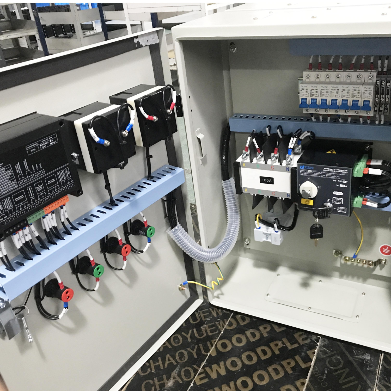 123 YUYE 100A-3200A Knife Disconnect Switch Asikai ATS Ai Manual Transfer Switch With Board Auto Ats Box
