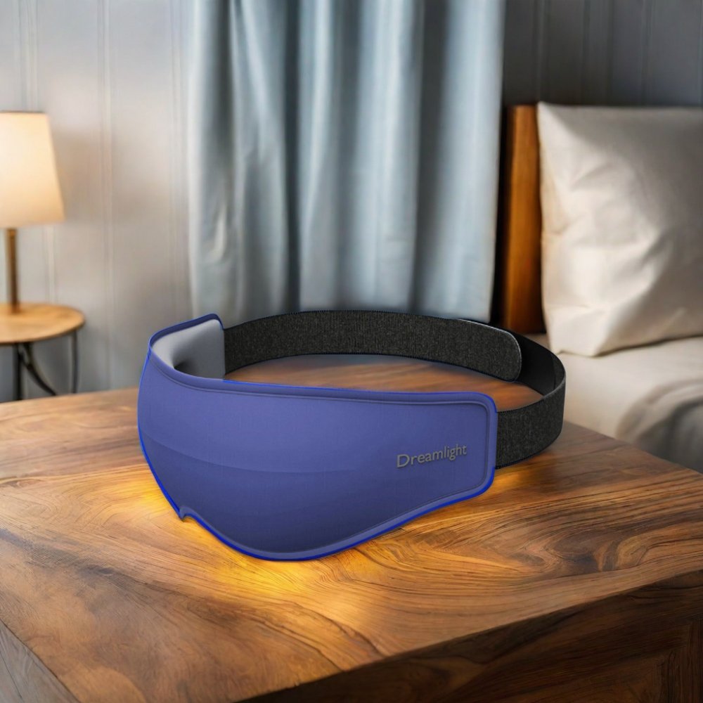Auto Switch off 30 Mins Electric Eye Massager with Sleep Mask Heat Compression Care Massage Equipment for Head Application