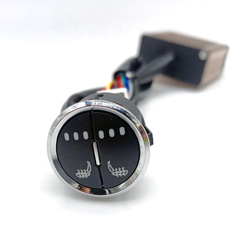 Competitive Price Universal 12V Round Dual-Output 2-in-1 Car Seat Heater and Cooler Switch