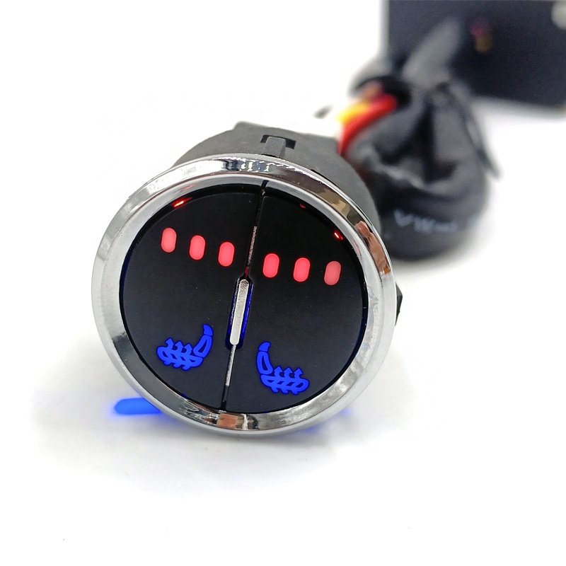 Competitive Price Universal 12V Round Dual-Output 2-in-1 Car Seat Heater and Cooler Switch