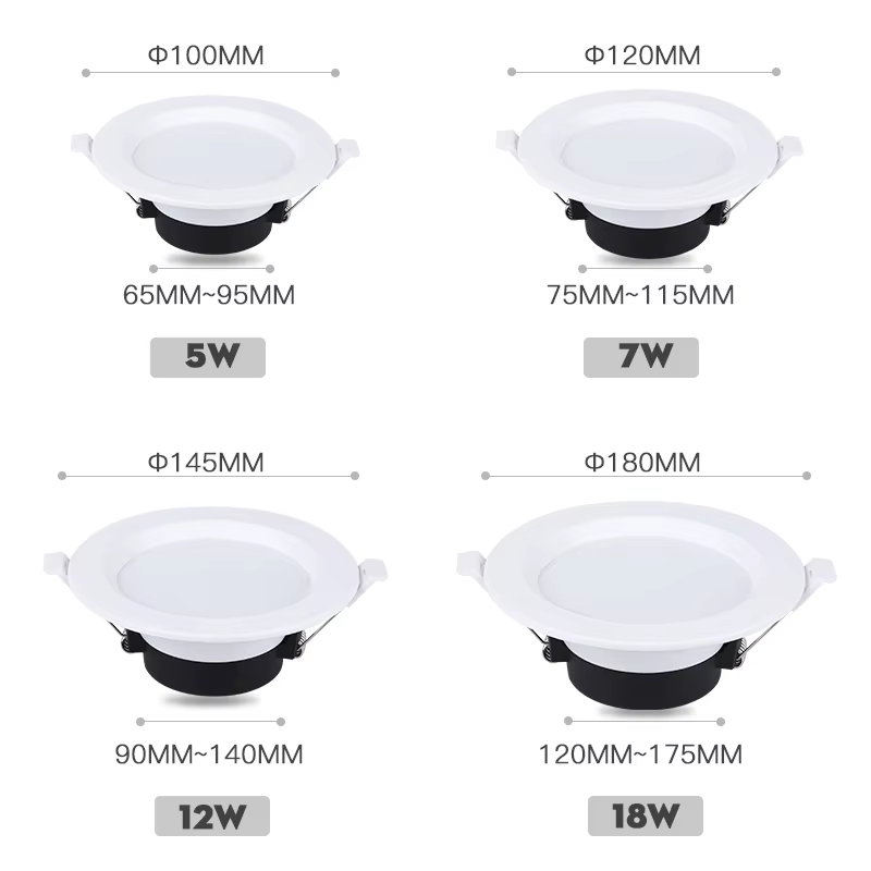 9W IP20 Bedroom Living Room Downlights Embedded Led Downlight Led Spotlights Recessed Ceiling Light/Led Light/Recessed Downlight
