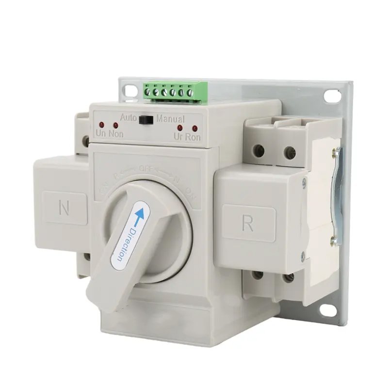 4 Pole 63A Automatic Transfer Switch 2 3 4 P 100 200 Amp Manual Auto Transfer ATS Switch