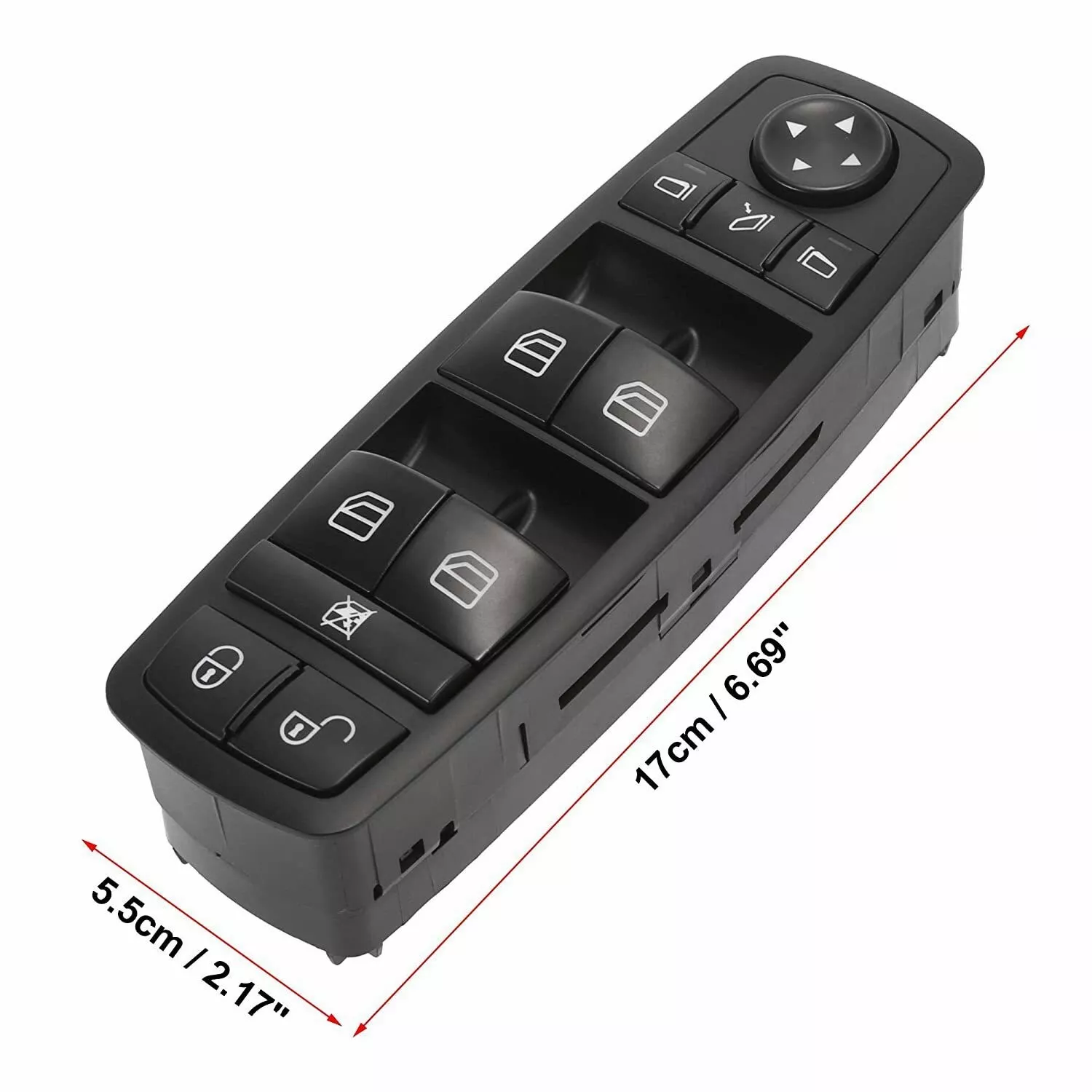 A1698206710 Electric Master Window Switch for Mercedes-Benz B-class W245 W169 A-Class R350 GL350 GL450 a 169 820 67 1698206710