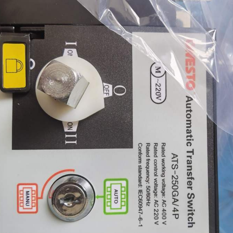 High Quality 3P 4P ATS 100A 250A 630A 1000A 1600A 3200A Changeover Switch Automatic with Indicate Light for Main Power