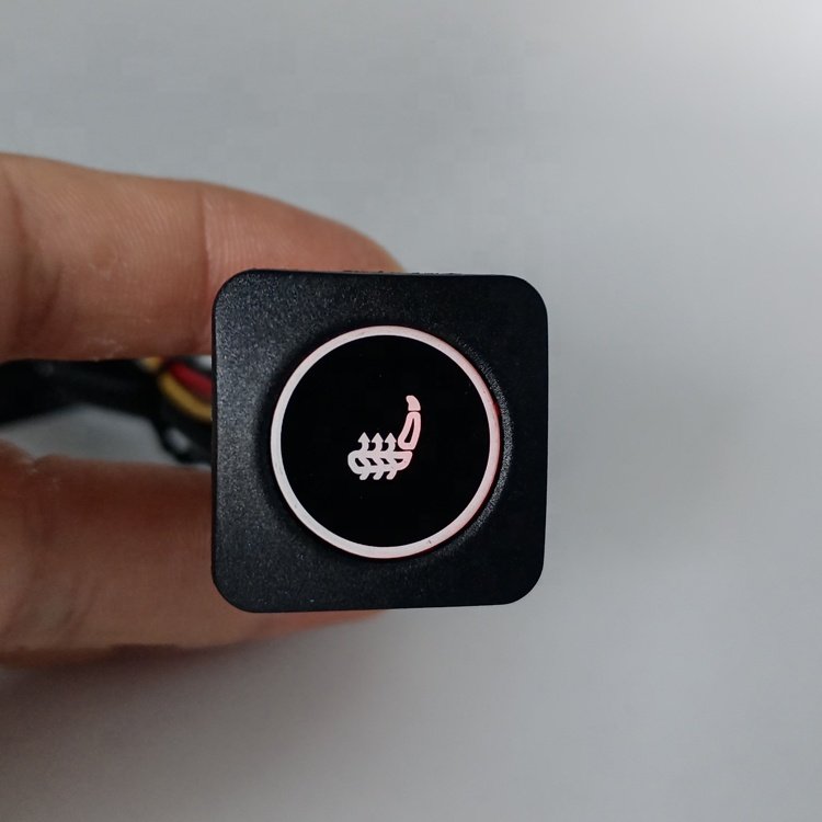 12V RGB Car Seat Heater and Ventilation Switch 4-Stage Control