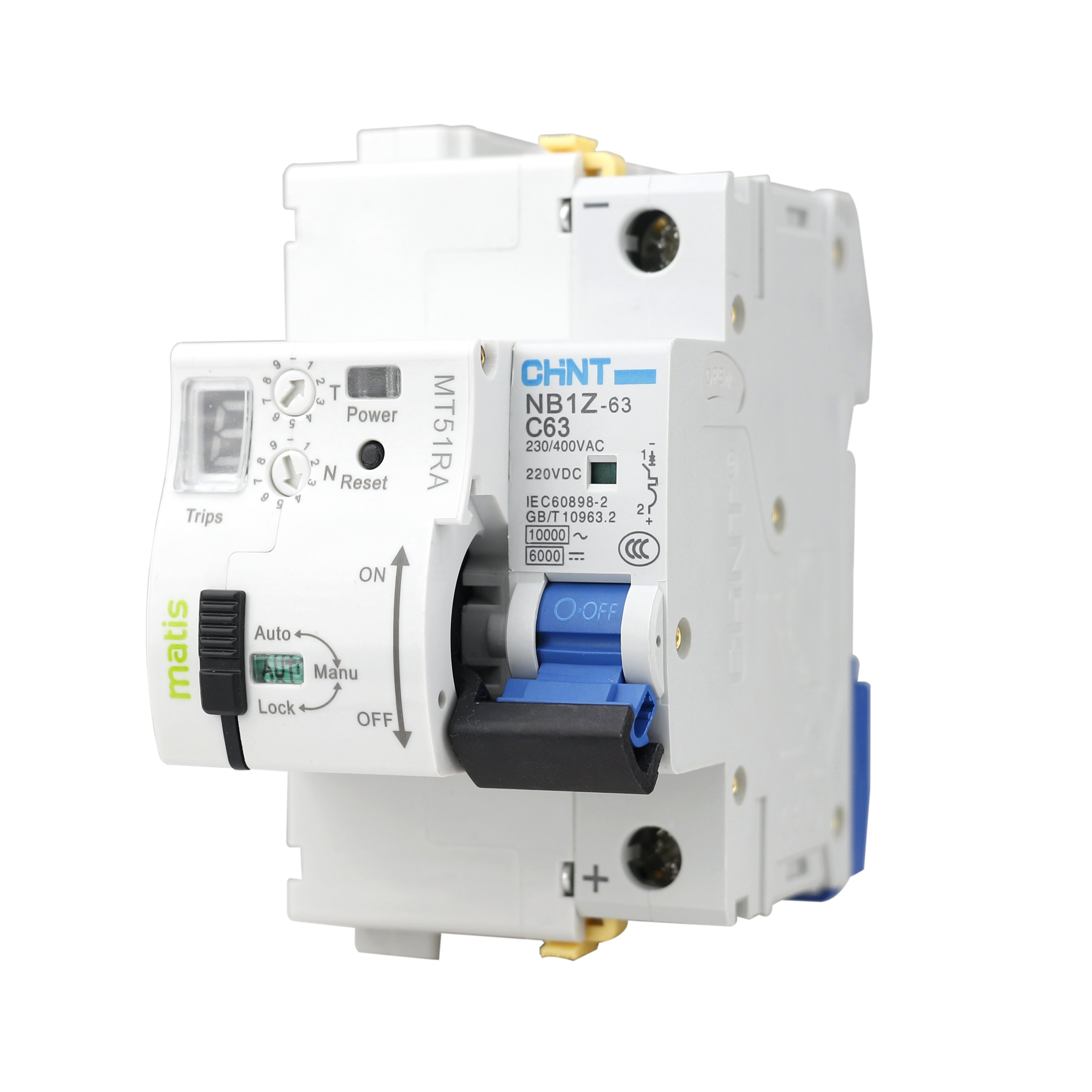 Matis MT51RA Circuit Breaker Timer Switch with Mcb Auto Recloser Auto Reset Circuit Breaker