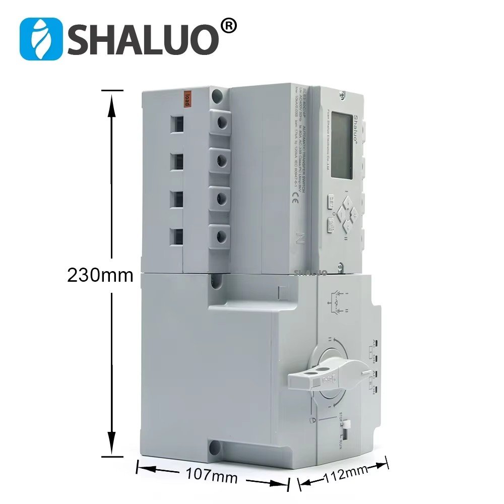 C Type 80A 4P Auto Power Switches ATS Dual Power Automatic Transfer Switch Controller for Generator Parts