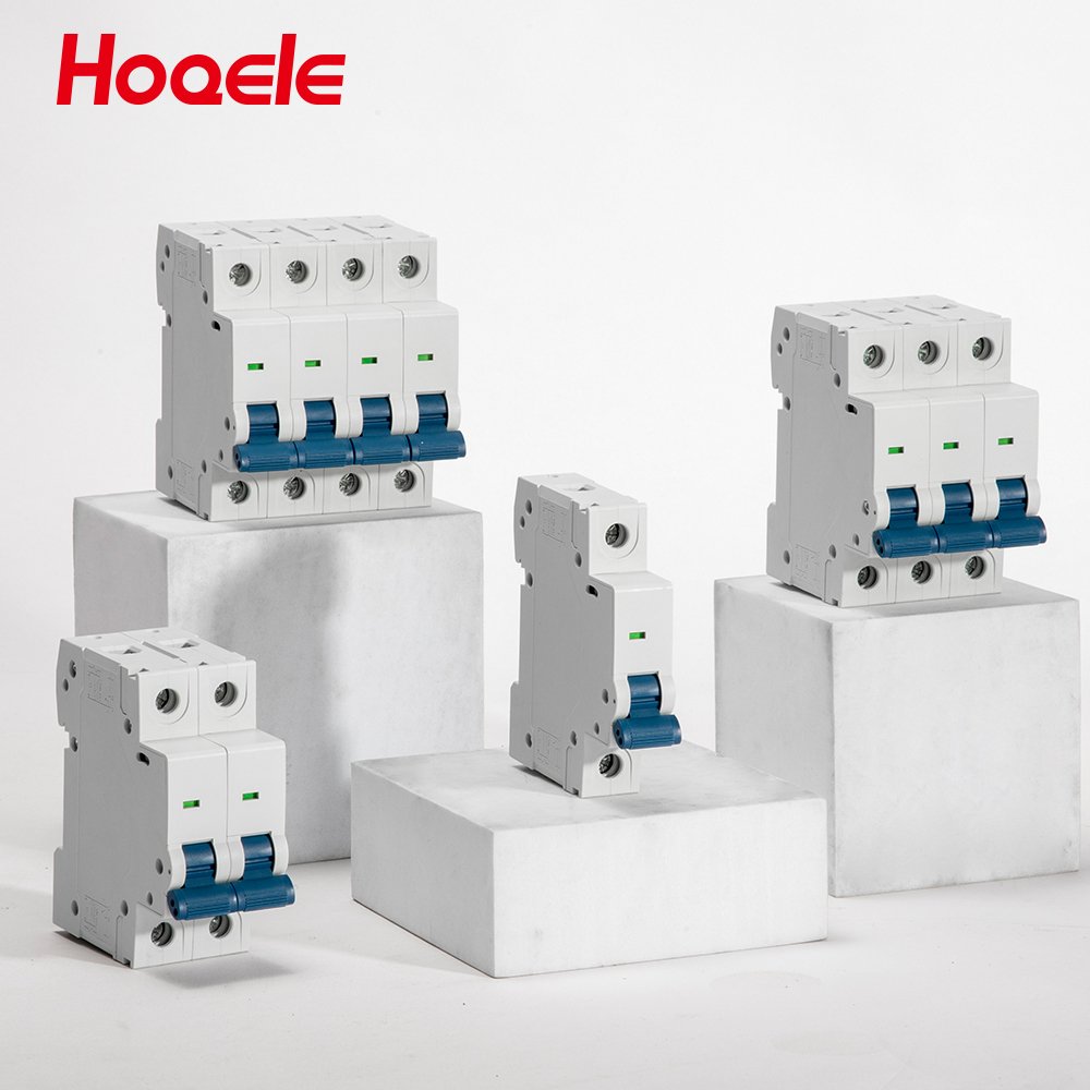 6KA MCB SP DP TP HQS12-63 Miniature Circuit Breakers MCB C65 New Design Din Rail Single Pole MCB SKD Parts6A 16A 32A 40A 50A 63A