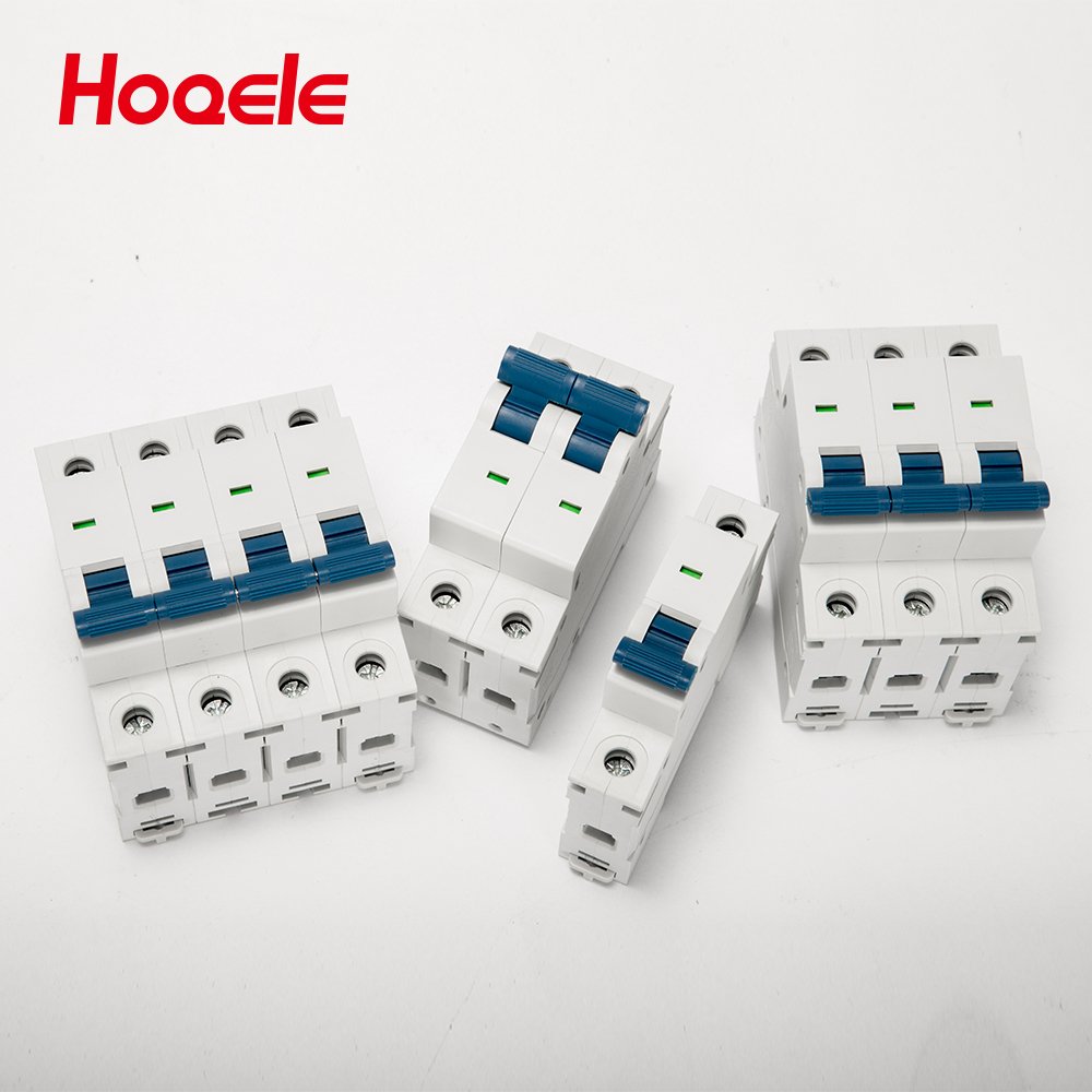 6KA MCB SP DP TP HQS12-63 Miniature Circuit Breakers MCB C65 New Design Din Rail Single Pole MCB SKD Parts6A 16A 32A 40A 50A 63A