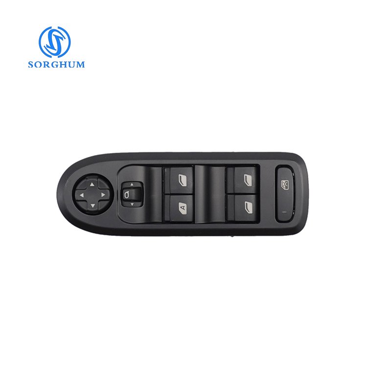 Sorghum 98025189ZD 98025201ZD Front Left Driver's Side Electric Master Power Window Switch for Peugeot 301 2014-17