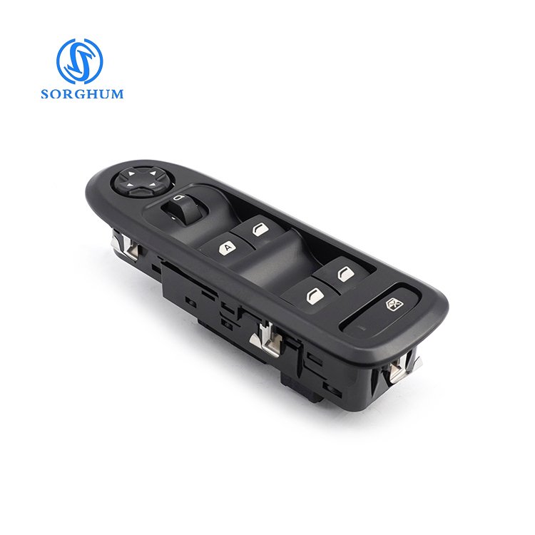 Sorghum 98025189ZD 98025201ZD Front Left Driver's Side Electric Master Power Window Switch for Peugeot 301 2014-17
