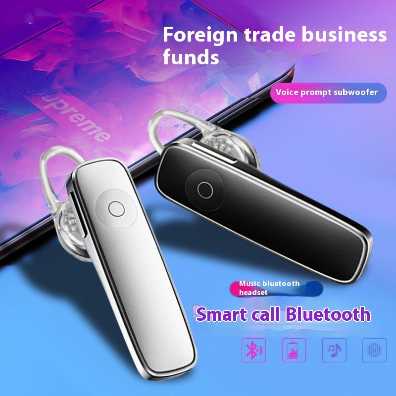 M165 In-Ear BT Headset LED Battery Indicator Wireless Earbuds Sports Running Mini Business Car Mobile Gaming Gift Headset