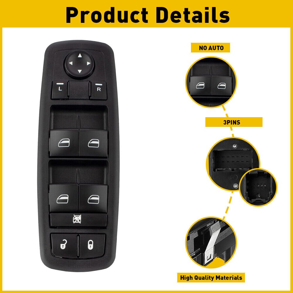 Sorghum 4602535AG Car Electric Power Window Master Switch for Dodge Grand Caravan