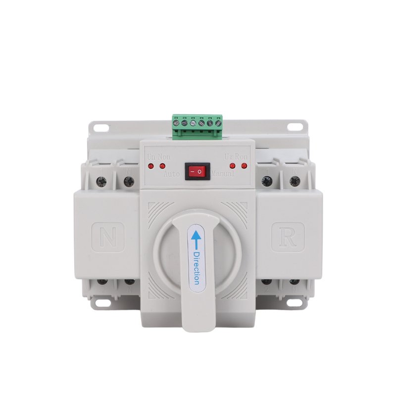 Intelligent Automatic Generator Transfer Switch Single Phase 2p 3p 4p Dual Power Changeover Switch Ats Controller