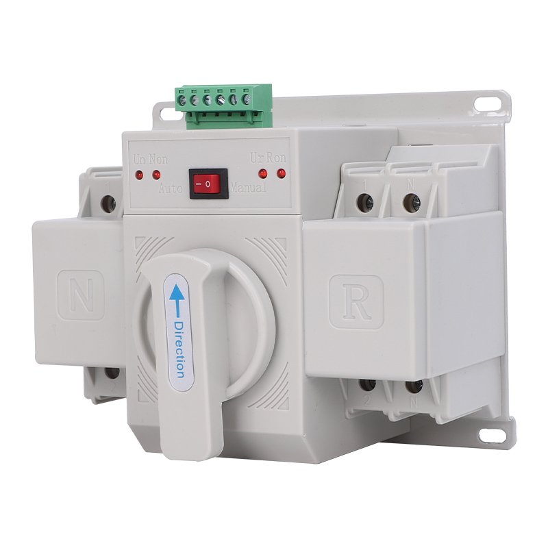 Intelligent Automatic Generator Transfer Switch Single Phase 2p 3p 4p Dual Power Changeover Switch Ats Controller