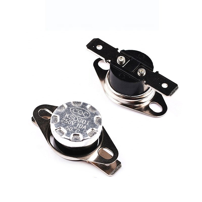 High Quality KSD301 Thermostat High Temperature Range Oven Capillary Thermostat Temperature Switch