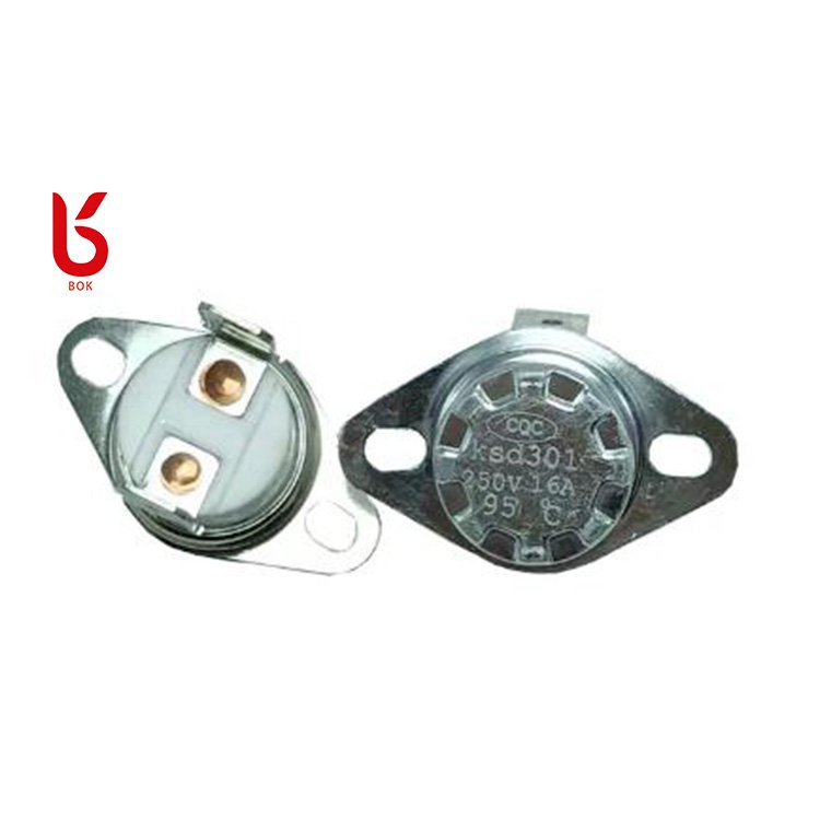 High Quality KSD301 Thermostat High Temperature Range Oven Capillary Thermostat Temperature Switch