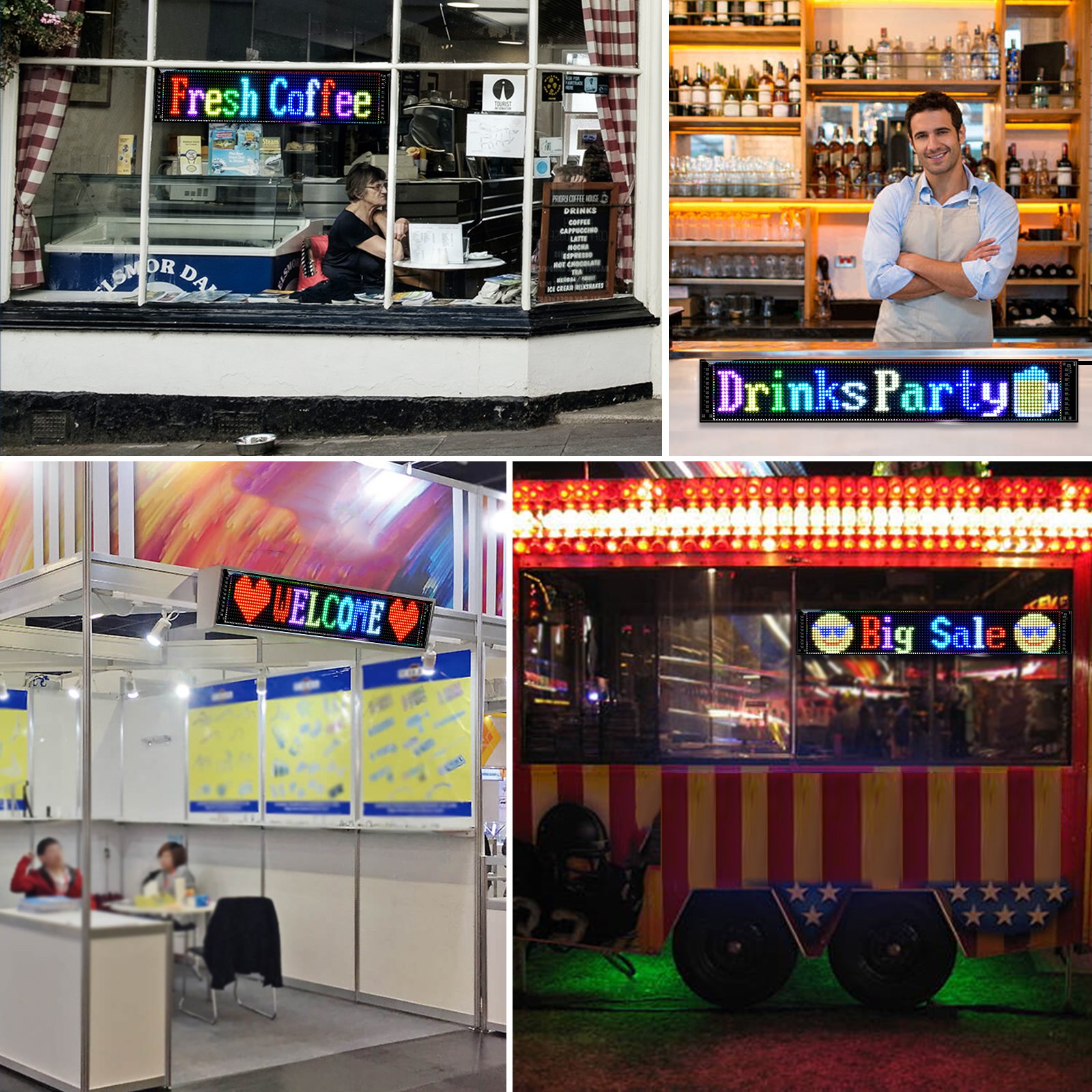 Lightweight Led Flexible Display bluetooth Control Led Display Banner Cube Screen Advertising Digital Signage