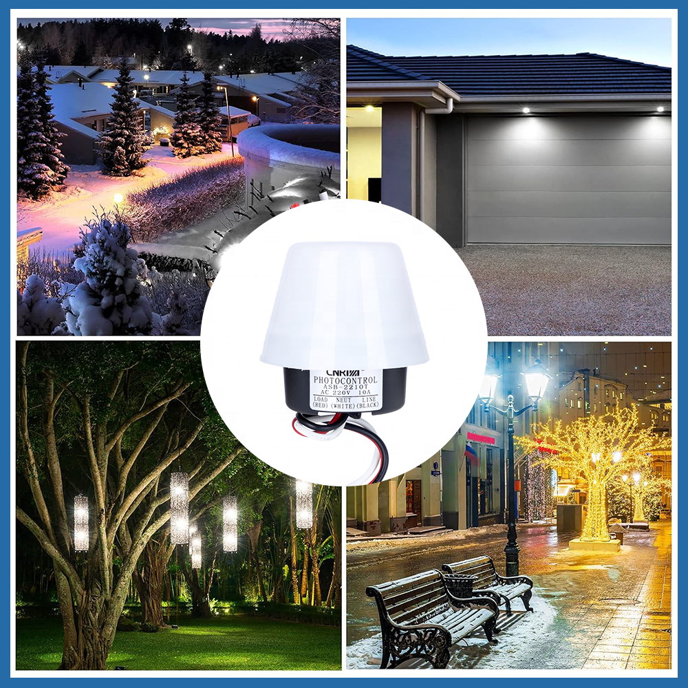 CNRIYA 10A Auto on Off Thermal Photocell Light Switch Light Sensor Switch Day Night Light Sensor Photoswitch