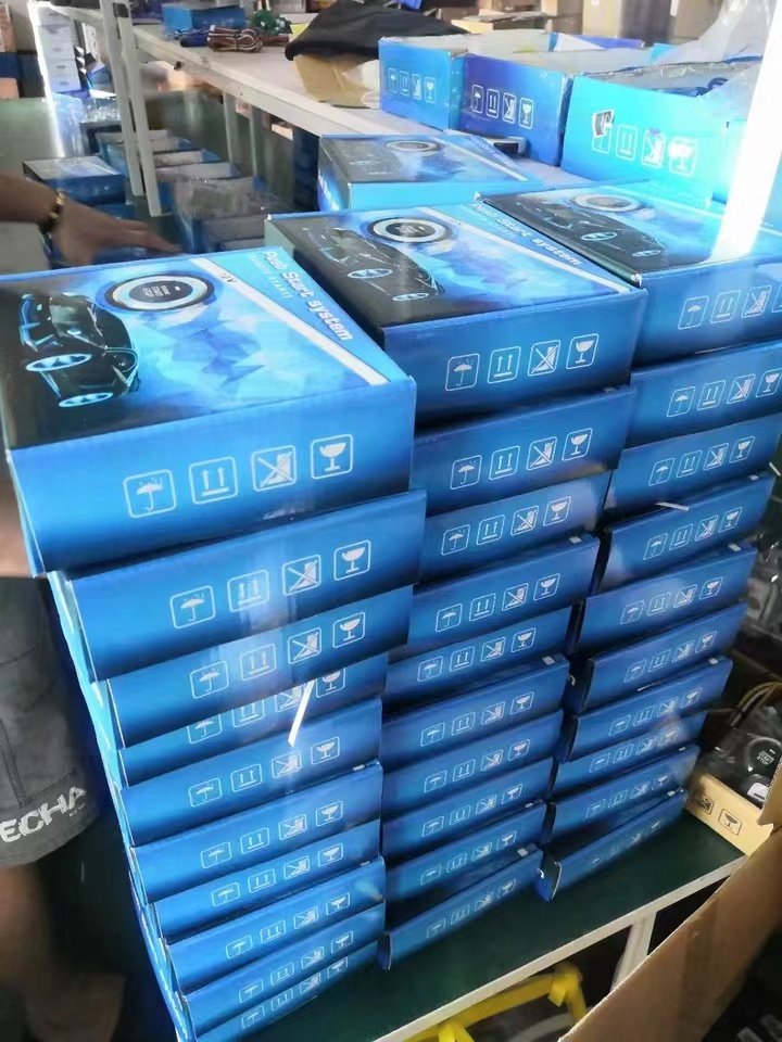 Anti-theft Switch Start Stop Buttons Car Starter Switch Keyless Ignition Engine Push Key Set Sensors Engine Start Stop System
