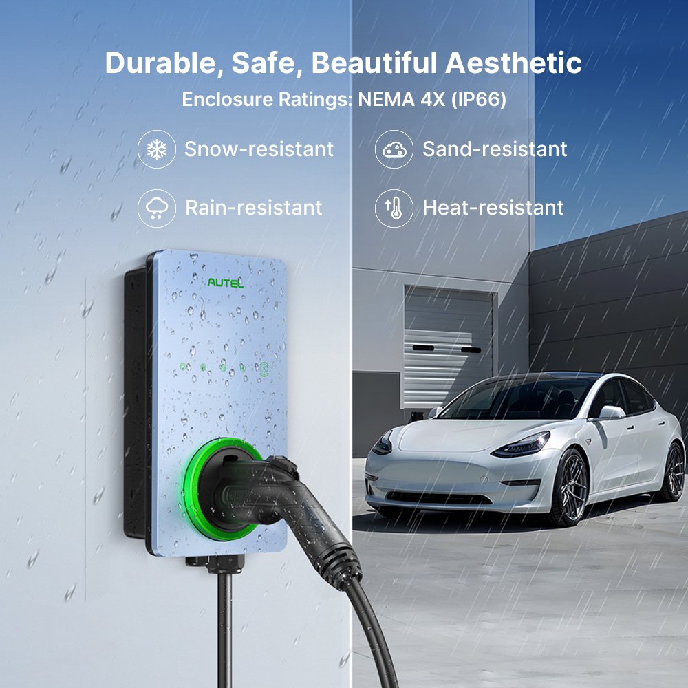 Autel Car Ev Charging Station Wallbox Ev Charger Price Electric Vehicle Car Charging Stations Pile
