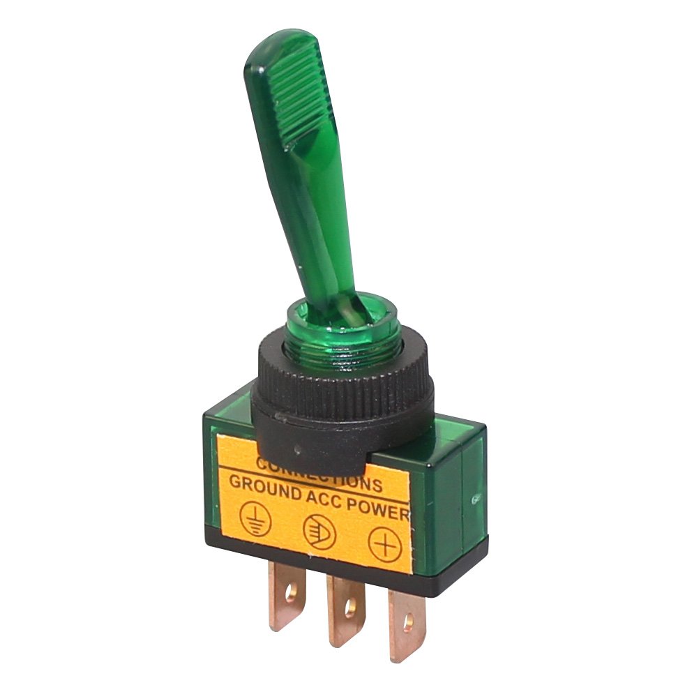 Heavy Duty LED Toggle Switch for Car Boat RV & Marine 20A 12VDC SPST 2Pins SPDT 3Pins Factory Direct Sale Good Quality