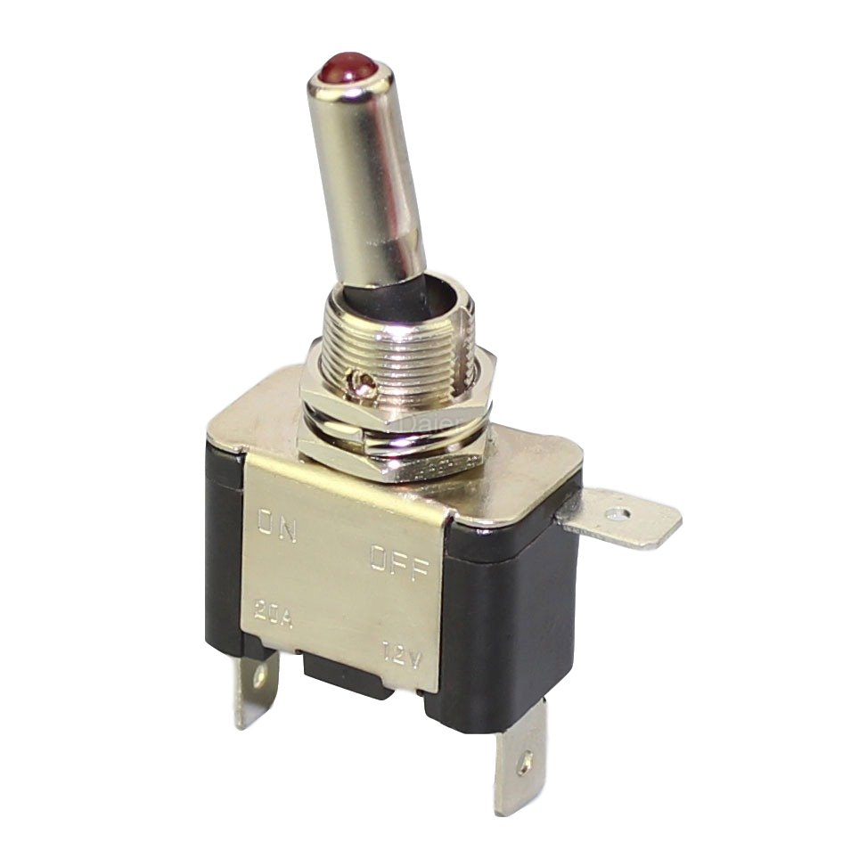 Heavy Duty LED Toggle Switch for Car Boat RV & Marine 20A 12VDC SPST 2Pins SPDT 3Pins Factory Direct Sale Good Quality