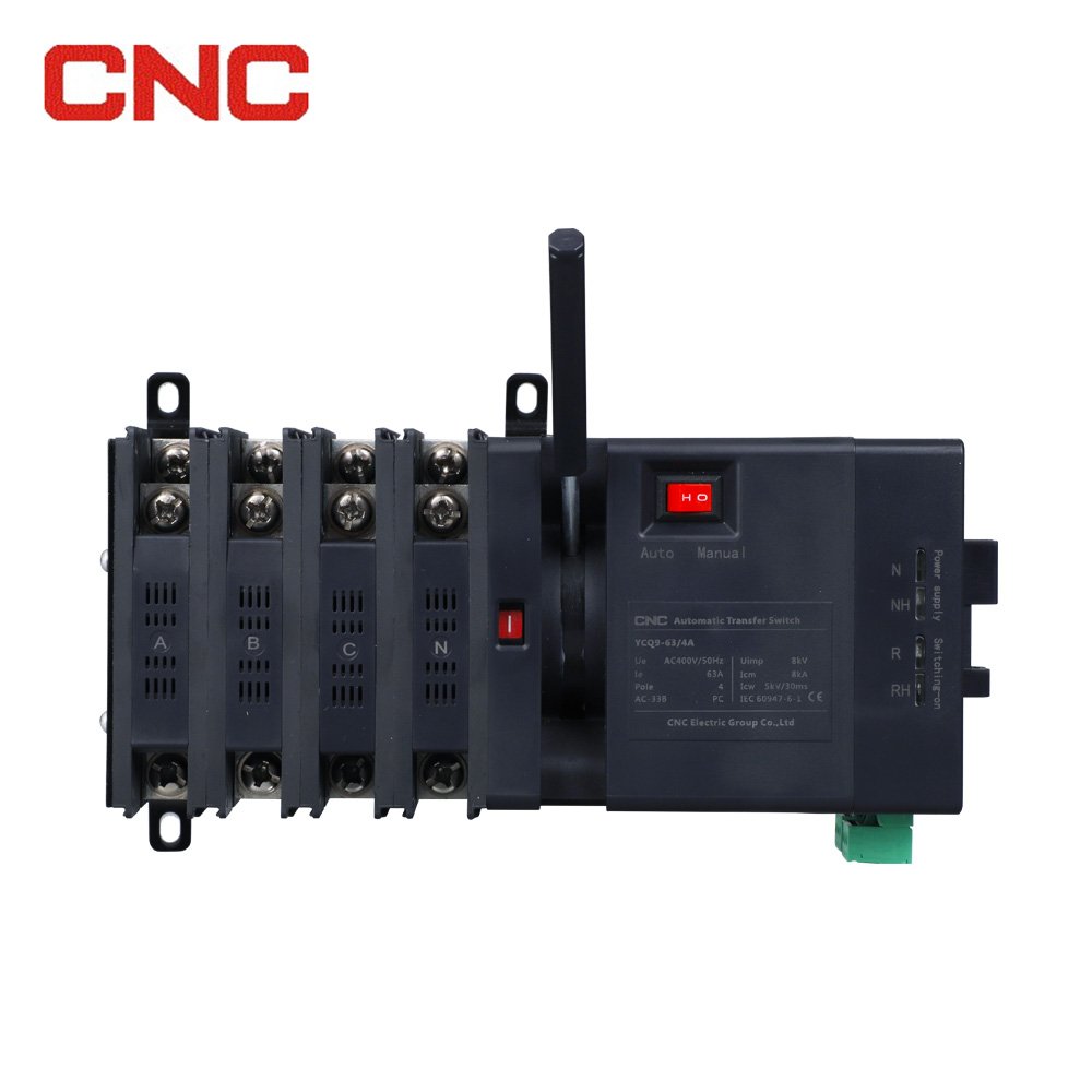 16A 2P Pole 63a 630a Double Dual Power 2 Phase Automatic Transfer Switch ATS