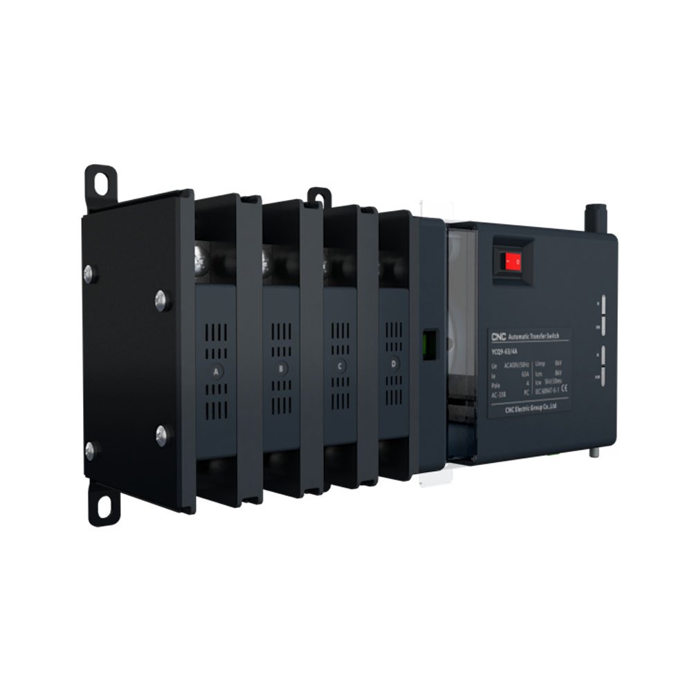 16A 2P Pole 63a 630a Double Dual Power 2 Phase Automatic Transfer Switch ATS