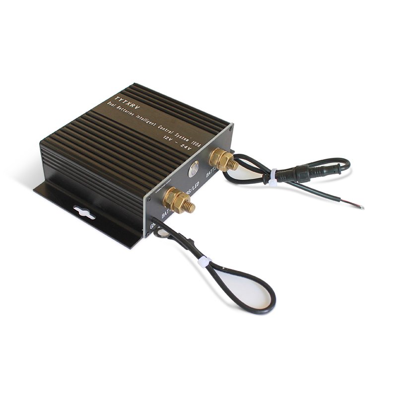 RV Parts 12V 24V 150A Black Color Caravan Intelligent Dual Battery Isolator in Auto Switches