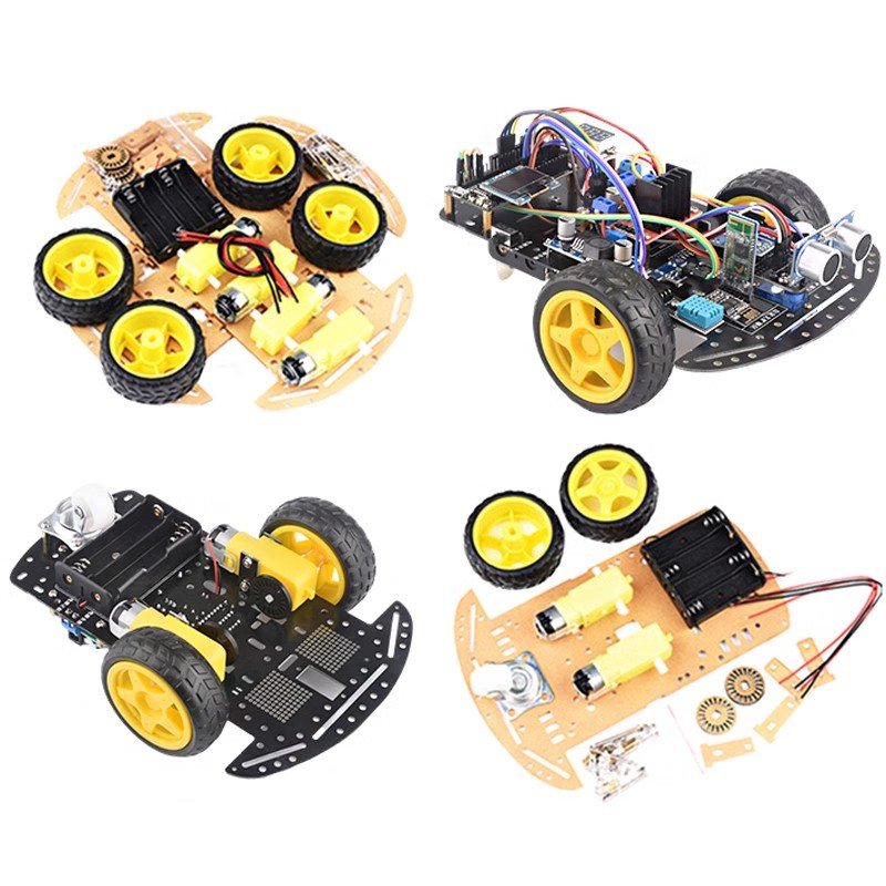 Wholesale price Easy installation Smart Robot Car Chassis Kits with 4 Wheels