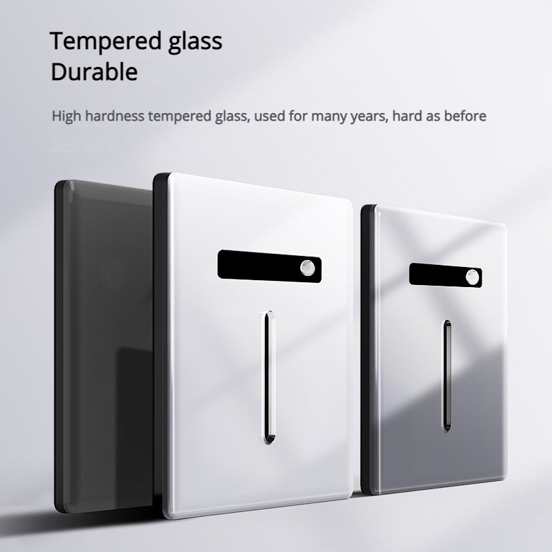 86 Recessed Staircase Lighting LED Wall Lamp Indoor IP44 Intelligent Motion Sensor Stair Light Tempered Glass Lamp Shape Square