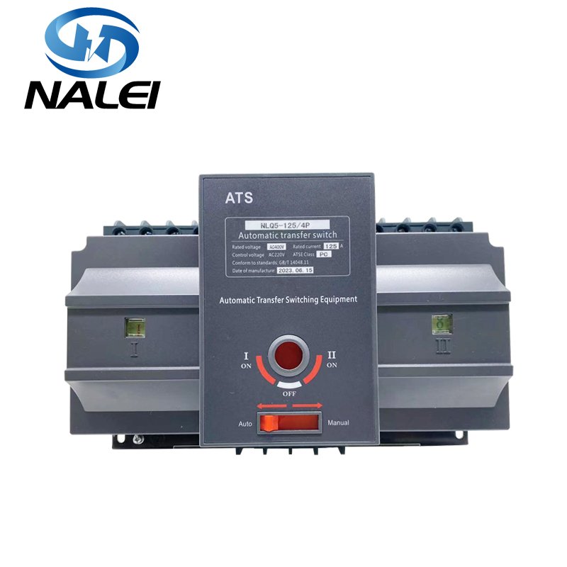NLQ5-125/4P Ats 100 Amp 4 Pole Automatic Generator Transfer Switch Dual Power Automatic Transfer Switch