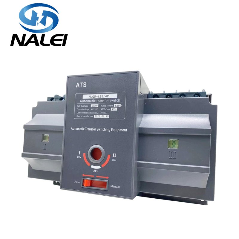 NLQ5-125/4P Ats 100 Amp 4 Pole Automatic Generator Transfer Switch Dual Power Automatic Transfer Switch