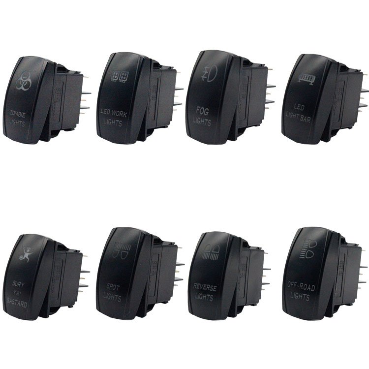 SKYEARTH Factory Offer Car Special Fog Light Switch Width Light Car Switch Modified Light Accessories