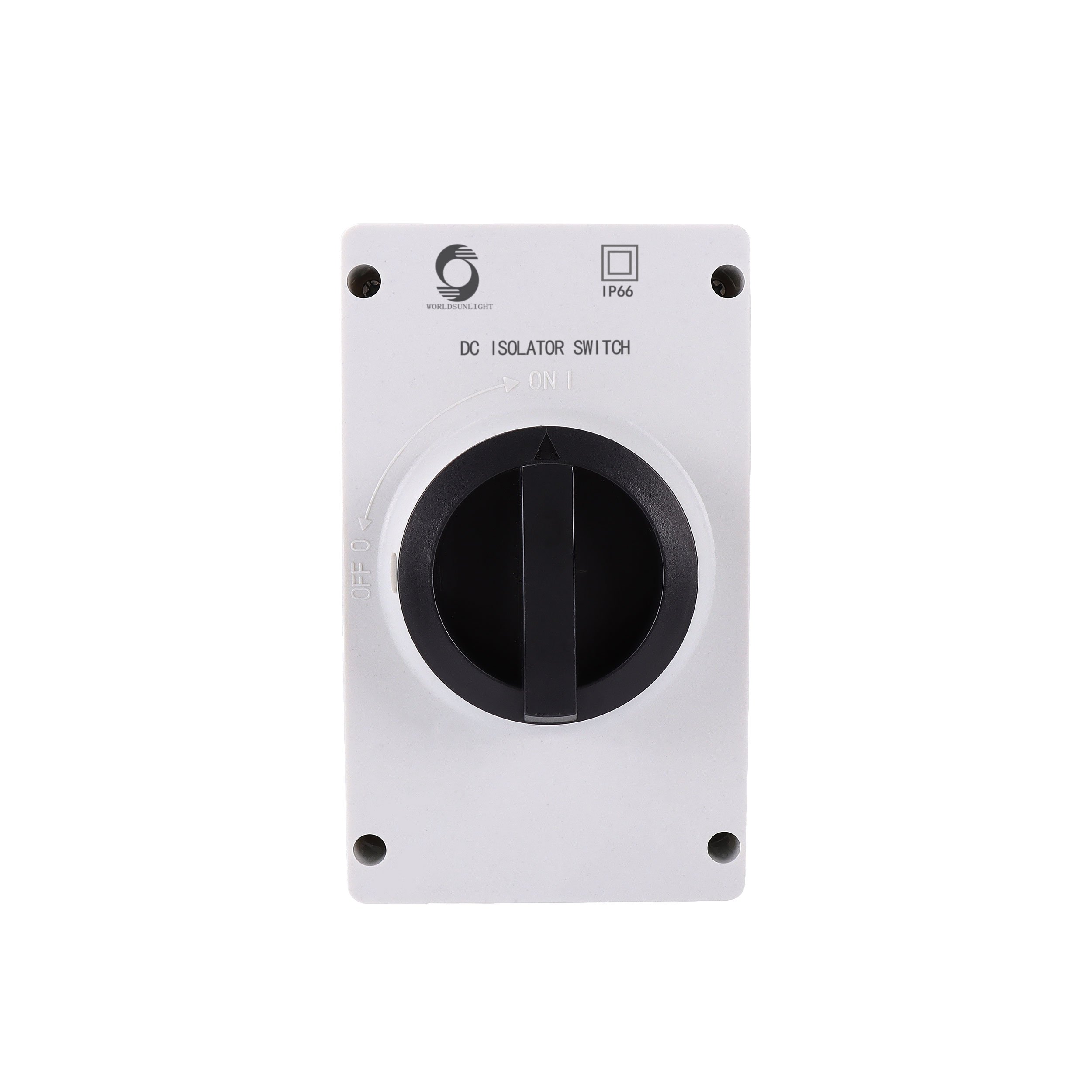Worldsunlight CE WISO-100 Solar Power Outdoor IP66 1500VDC 1000VDC 32A 63A 80A 100A Isolating Disconnect PV Dc Isolator Switch