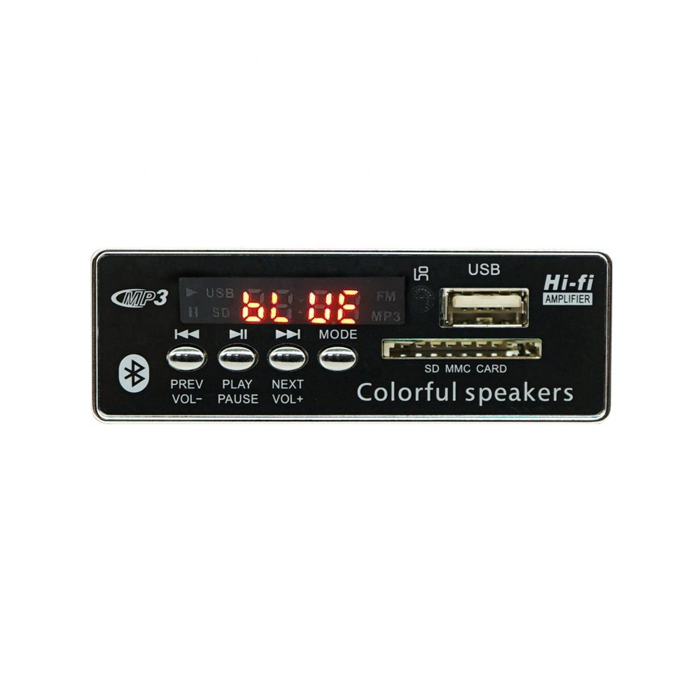 SD Card Bluetooth MP3 Player Bluetooth Speaker Module Kit Car FM Radio PCB Circuit Decoder Board 12V