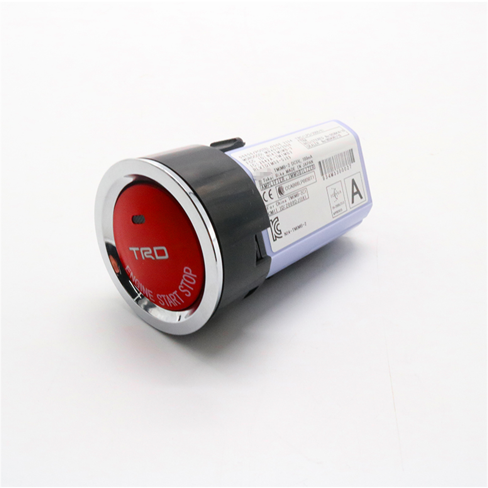 Red TRD Engine Start Stop Push Button Switch Interior Applicable for LC200
