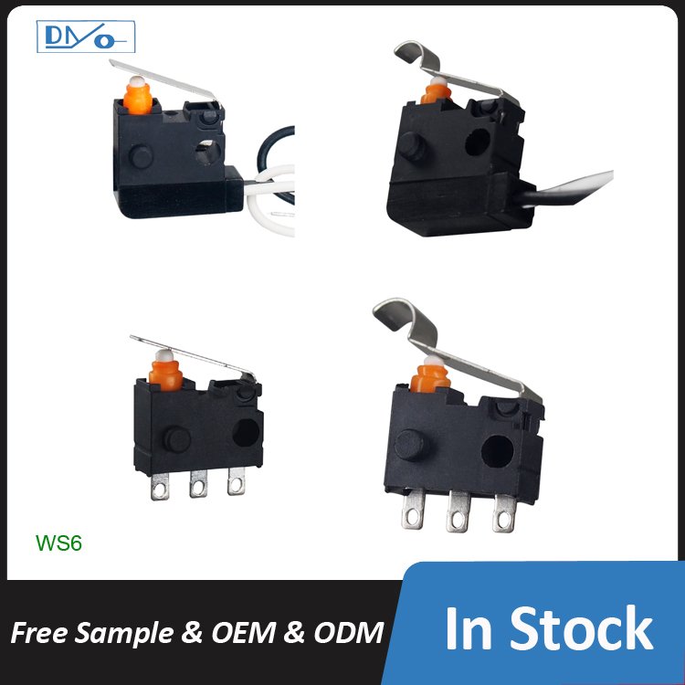 DONGNAN Hermetically Sealed MicroSwitch Waterproof IP67 Explosion Proof Micro Switch Safety Limit Switch Button With Lever