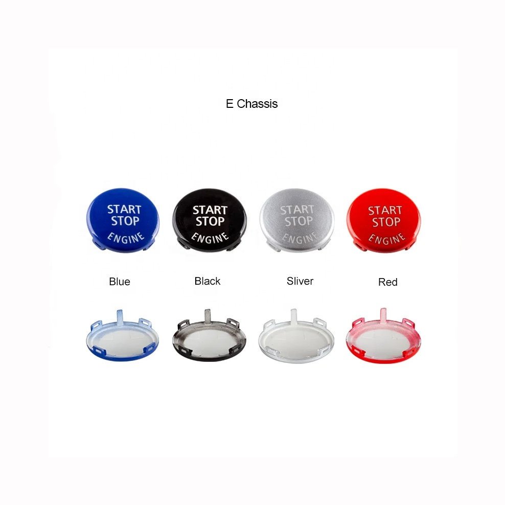 Car Engine Start Stop Switch Button Cover for BMW E60 E70 E71 E72 E83 E84 E90 E91 E92 E93 3/5 Series