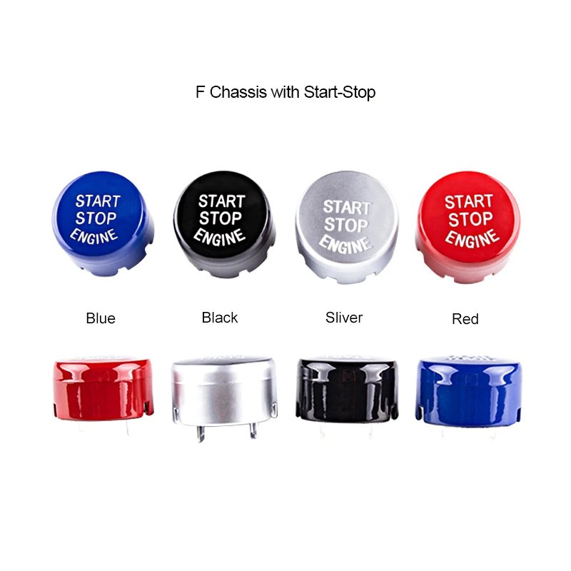 Car Engine Start Stop Switch Button Cover for BMW E60 E70 E71 E72 E83 E84 E90 E91 E92 E93 3/5 Series