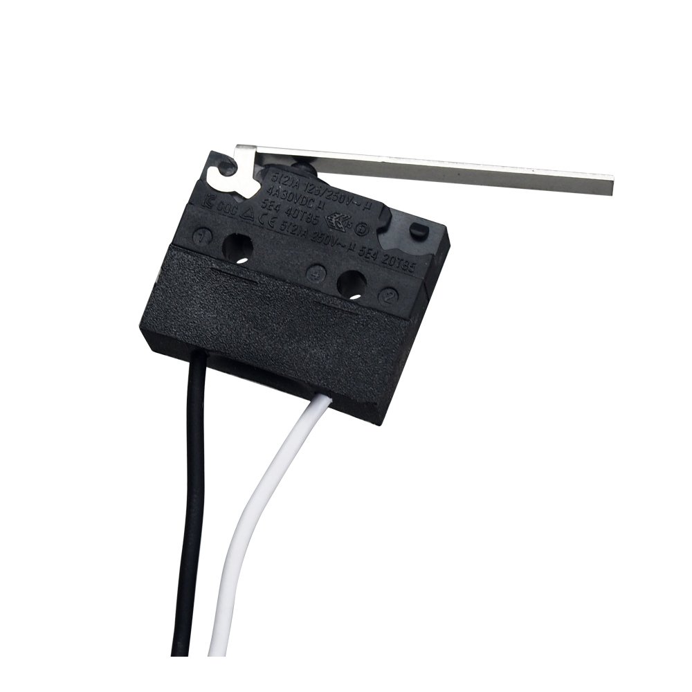 DONGNAN Wholesale Price Micro Switch Long Lever Limit Switch Waterproof Dustproof SPDT NC IP67 5A 125VAC Miniature Micro Switch