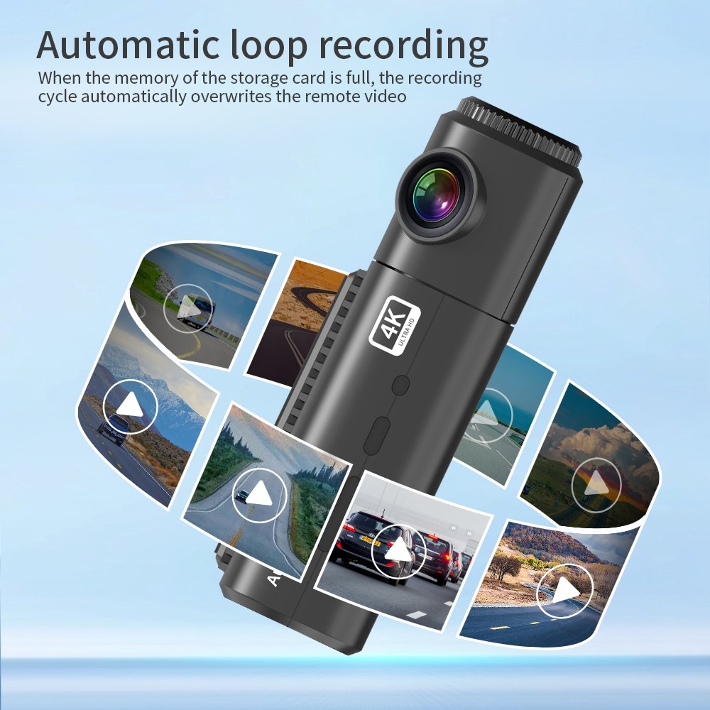 Auto Sight High-End Starvis 2 Car Dvr Android Dual Angle Dash Cam Per Auto 4K Camera Car Dash Cam Hardwire Kit